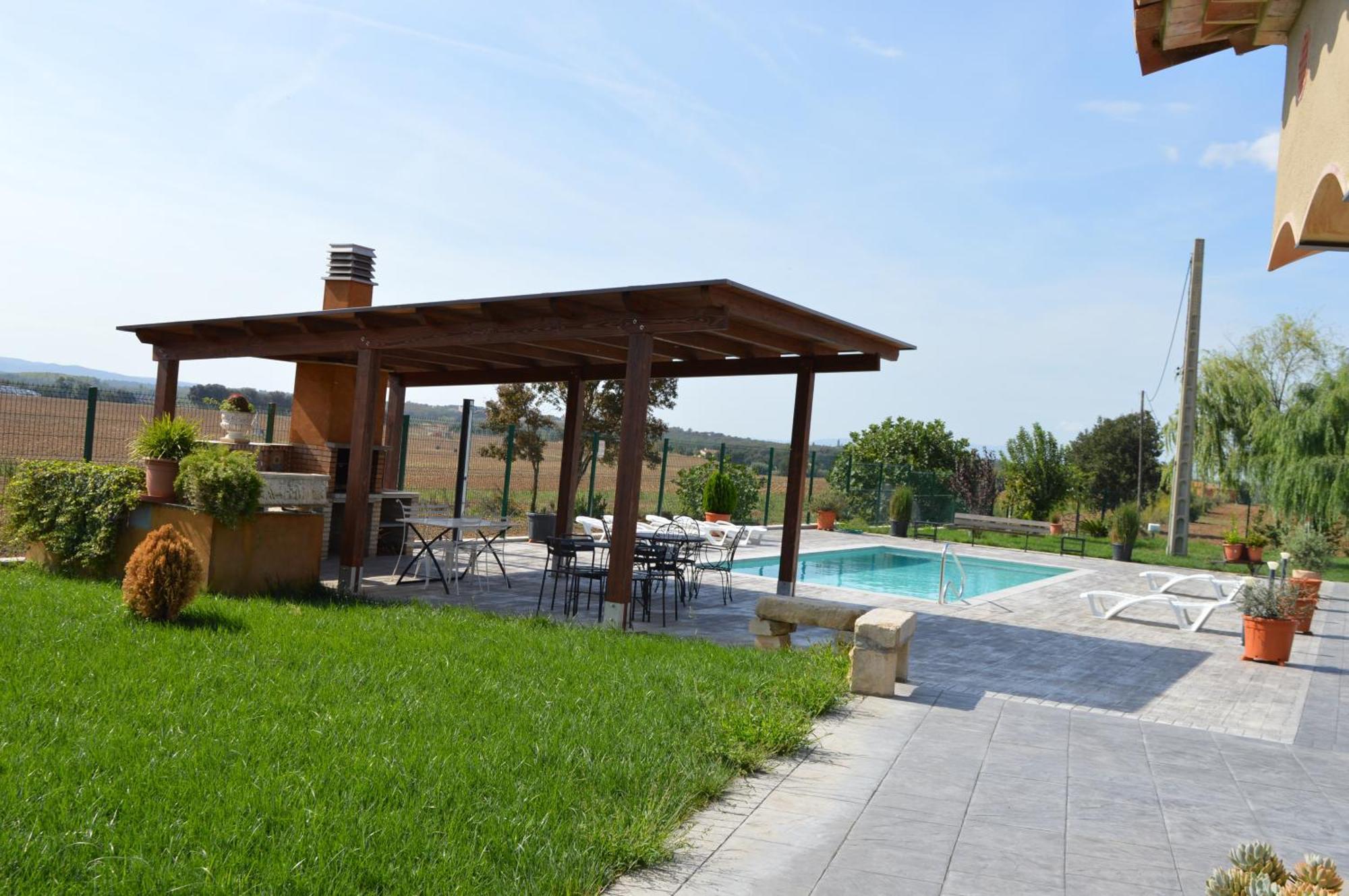 Mas Piua Villa Girona Exterior foto